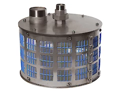 RF400A 300 micron mesh self cleaning intake filter